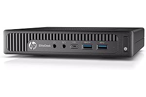 HP EliteDesk 800 G2 Mini Business Desktop PC, Windows 11 Pro, 8 GB RAM, 256 GB SSD, Intel Core i5-6500T, USB WiFi+USB BT, Mou