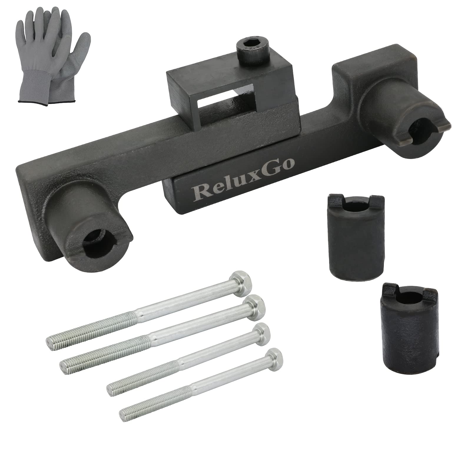 Photo 1 of ReluxGo Camshaft & Crankshaft Timing Locking Tool Kit, Compatible with Volvo S40 S60 XC90, Replace 9995452, with Carrying Case & Gloves