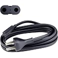 Mac mini(2010-2024) & Apple TV(1st-5th Gen) Power Cord Replacment byALYYDBG | Original Standard North America 2 Pin, 18 AWG x