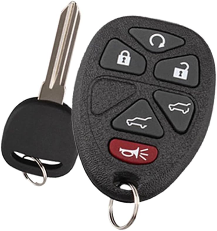 Shiwaki Keyless Entry Remote Key Ignition Key Set For Chevy Traverse Tahoe 2007-14