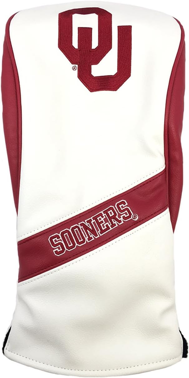 NCAA Oklahoma Sooners Fits all Drivers Head Cover, One Size, White