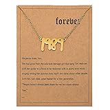 AUONY 1989 Reputation Singer Signature Necklace