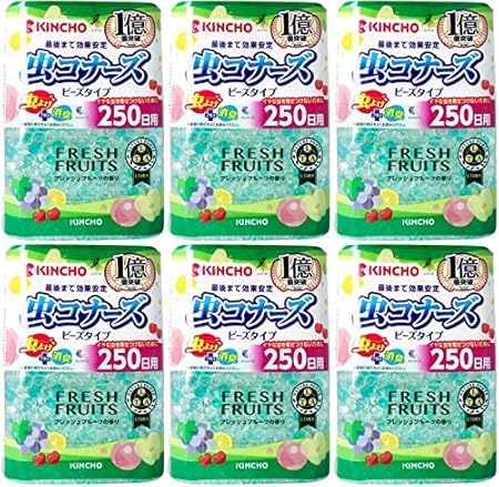 Amazon まとめ買い 虫コナーズ ビーズタイプ 250日 シベリアンフォレストの香り 6個 虫コナーズ ドラッグストア