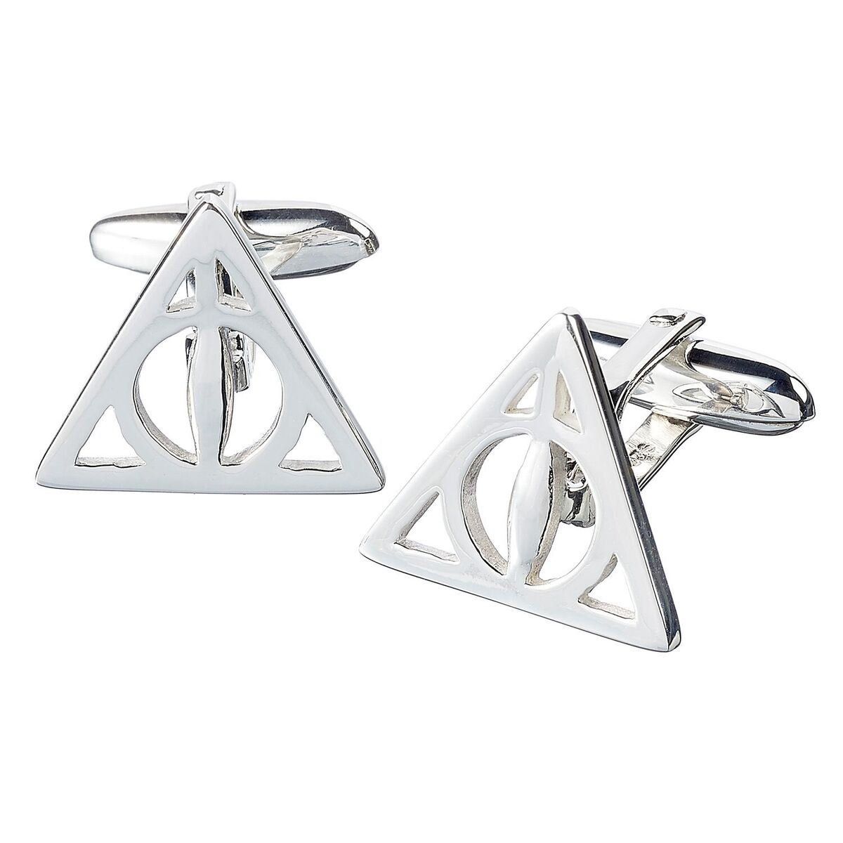 Harry Potter Sterling Silver Deathly Hallows Cufflinks