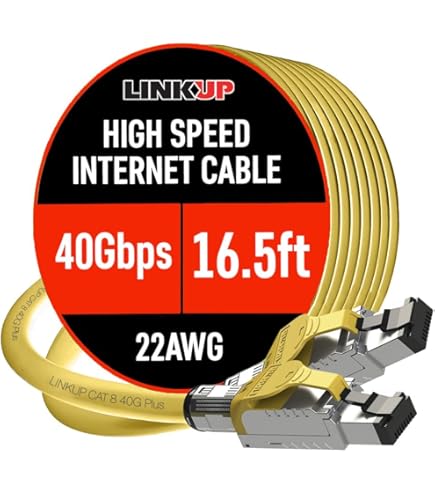 Tripp Lite Cat8 40G PoE Shielded Ethernet Cable, 5 Feet / 1.5 Meters