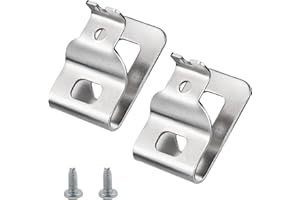 QILUCKY 2pcs Belt Clips for Dewalt 304 Stainless Steel Drill Tool Clips Hook Kit,Dewalt Clips,with Screws for Dewalt N268241 N086039 Fit for 20V Power Tools DCD980 DCD985 DCD980L2 DCD985L2