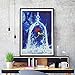 Diamond Painting, 2 Pack DIY Paint with Diamonds Full Drill, 5D Diamond Painting Kits for Adults, Four Seasons Tree & Rose Painting with Diamonds for Home Wall Decor by Number Kits (12X16inch)