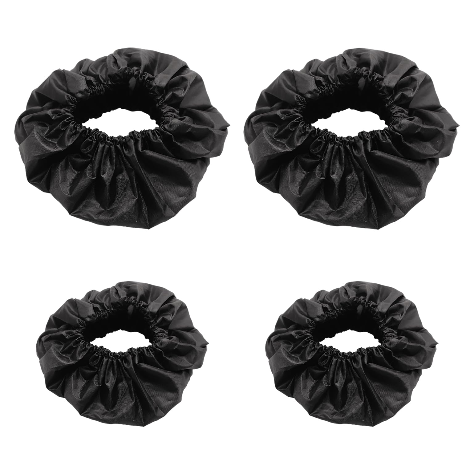 4 Pieces Wheel Covers, Trolley Wheel Covers, Wheelchair Protective Covers, Kid's Stroller Accessories for Waterproof, Dustproof and Dirt-Proof to Keep the Wheels Clean