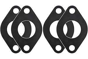 HOYLTY Universal Pump Flange Gasket Kit - EPDM Seals for Various Liquid Pumps & Pressure Systems (4pcs)
