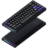NuPhyX BH65 Hall Effect Keyboard, Magnetic Switch Hot Swappable, Adjustable Actuation Rapid Trigger Mode,Custom RGB for Mac Windows Linux - Black Magnetic Jade Pro