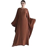 Zofocy Muslim Prayer Dress Abaya Islamic Ramadan Robe Slightly Elasticity Garment Eid Clothes