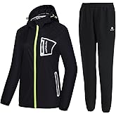 HOTSUIT Sauna Suit Women Machine Washable Sweat Sauna Jacket Pants Anti Rip Sweat Suits for Gym Workout