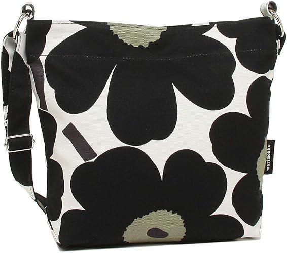 Amazon マリメッコ ショルダーバッグ ウニッコ 花柄 レディース Marimekko 0496 1 White Black 030 並行輸入品 ショルダーバッグ