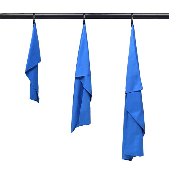 VETOKY Mikrofaser Handtücher, Schnelltrocknend Mikrofaser Handtuch (3 Größen und 2 Farben) Ultra Saugfähig Ultraleicht Antiba