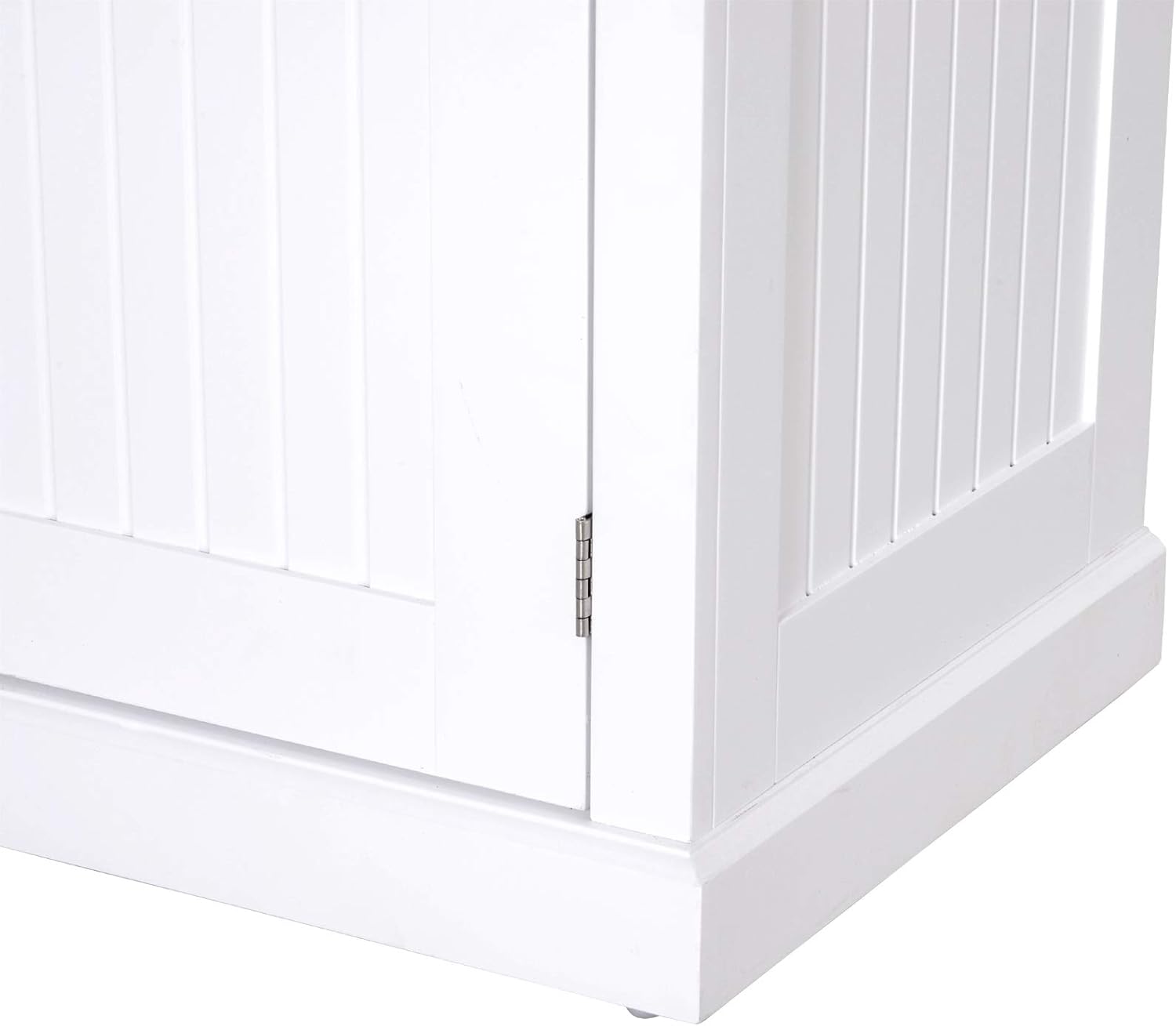 HOMCOM 72" Traditional Colonial Kitchen Pantry Cabinet with 2 Large Storage Areas, Drawer, and Adjustable Shelves, White: Furniture & Decor