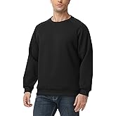 Pepypepy Men’s Crewneck Sweatshirt – Cotton Pullover, Solid Color Long Sleeve for Fall-Winter Comfort & Warmth