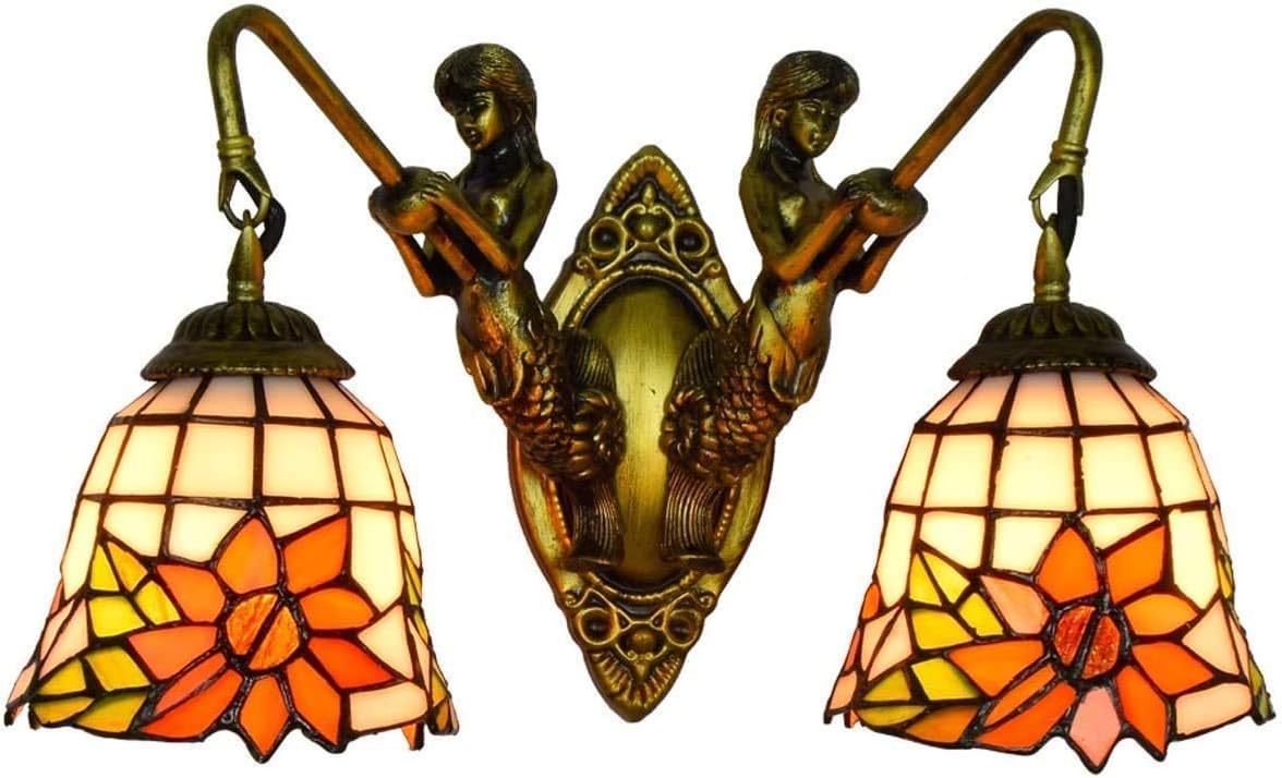 DALUXE Luces de Pared, británico Modern Sirena Corredor Doble Cabeza