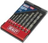 Sealey AK5708 Tungsten Carbide Tipped Masonry Drill Bit Set 8pc 3-10mm view 2