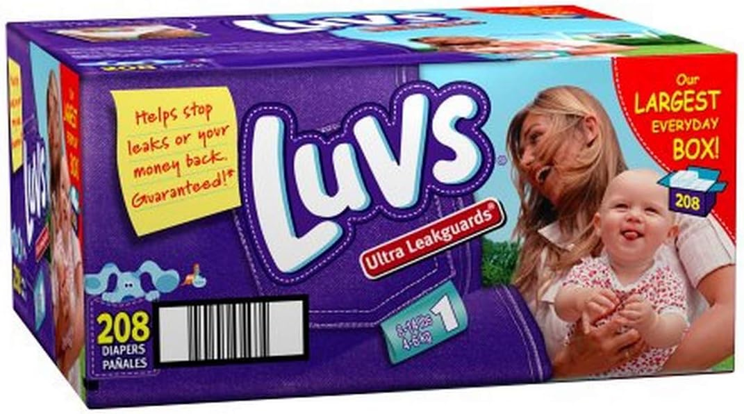box of luvs size 1