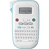 Brother P-Touch PT-N10 Personal Handheld Label Maker, Portable and Prints, P-Touch Btag ~½” (12mm) Wide Color Personalized Label Tapes,