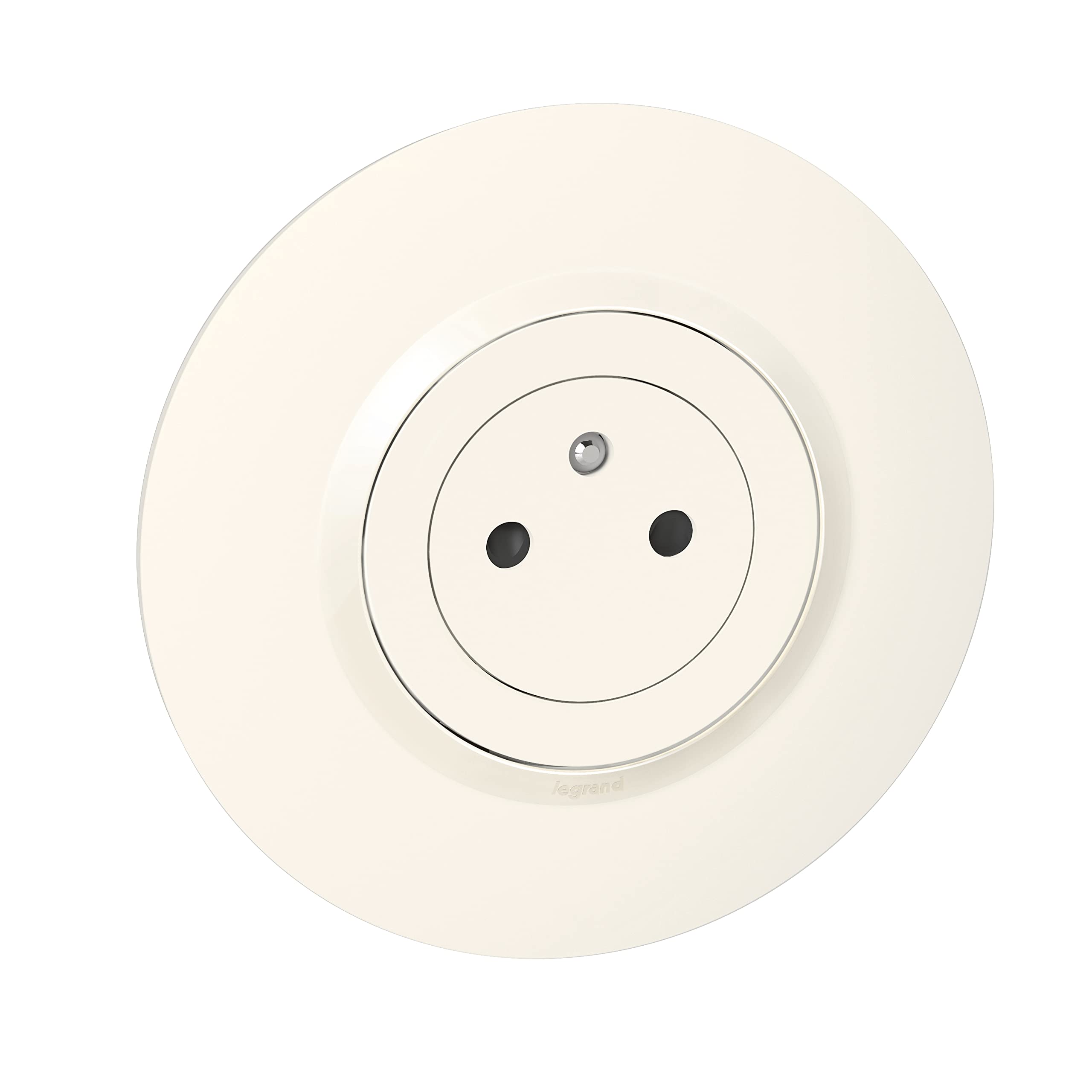 Legrand - Socket 2P+T Surface Dooxie 16A with Round White Plate