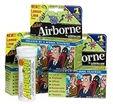 Airborne Effervescent Health Formula Dietary Supplement, Lemon-Lime, 10-Count Containers (Pack of 3)
