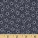 Made in the USA Dotted Stars Navy Fabric By The Yard