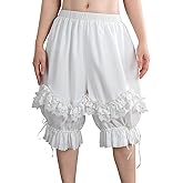Nuoqi Pantaloons Women Lolita Bloomer Victorian Steampunk Bloomers Shorts