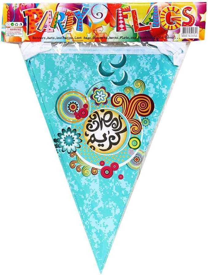 Supicity 2020 Ramadan - Eid Mubarak Letter Banner Decoration Banner Cutouts Eid Mubarak Moon Star Banner