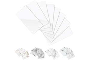 Yipscazo 100 Pieces 2024 New Upgrade Peel and Stick backsplash 3 x 6 Inches 3D PVC Composite Wall Tile Stick on Backsplash Tile for Kitchen Bathroom, Laundry Room, Fireplace in Marble Polished White