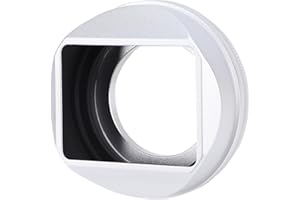 Yunseity Square Metal Lens Hood, Aviation Grade Aluminum Alloy Magnetic Camera Lens Shade for Fuji X100VI X E5, with Matte Fi