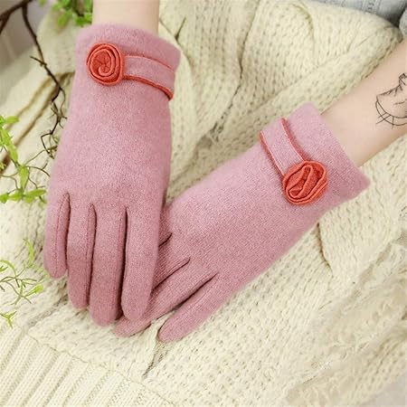 Inverno Guanti Delle Signore Punti Maglia Di Guida Guanti Protettivi Guanti Guanti Da Bbq Guanti Da Lavoro Color Pink Size One Size Amazon It Casa E Cucina