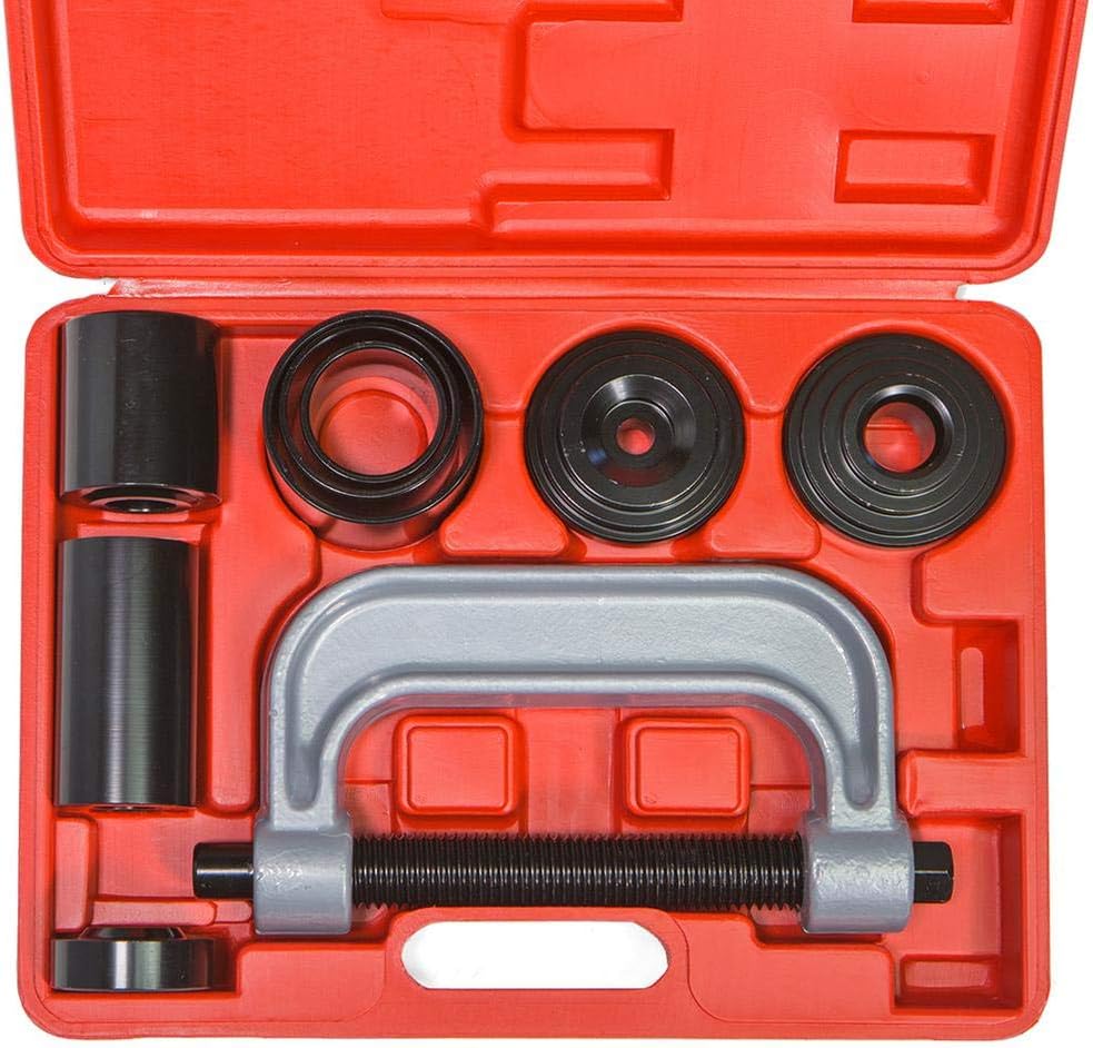 DHA Heavy Duty Ball Joint Press & U Joint Removal Tool Kit with 4x4 Adapters for 2WD 4WD Cars Light Trucks
