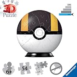 Ravensburger Pokemon Ultra Ball 3D Jigsaw Puzzle Ball 54 Pieces Kids 6+ view 3