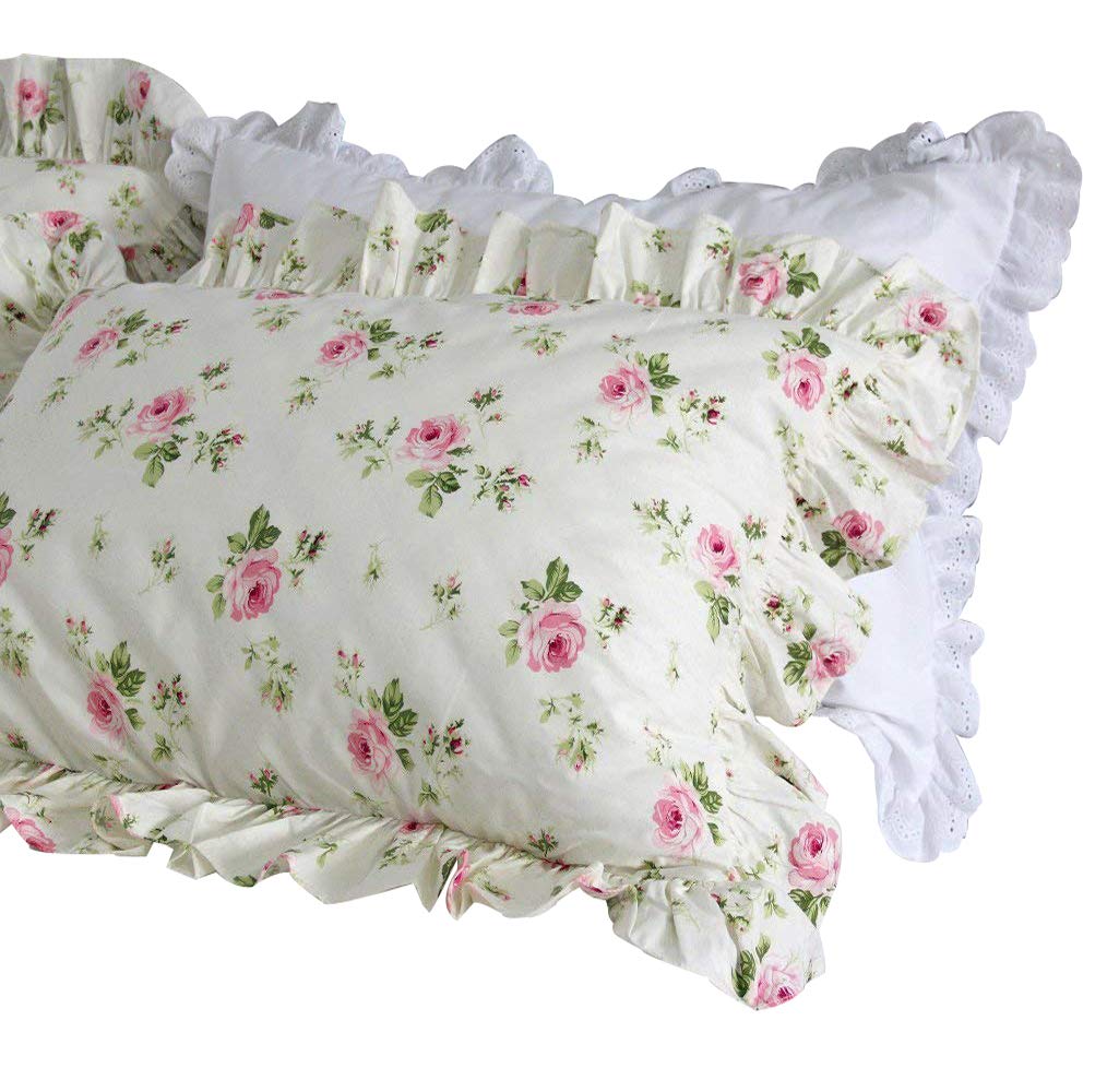 Amazon Com Queen S House Pillow Cases French Country Pillow Shams