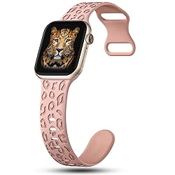 CreateGreat Engraved Leopard Bands Compatible with
