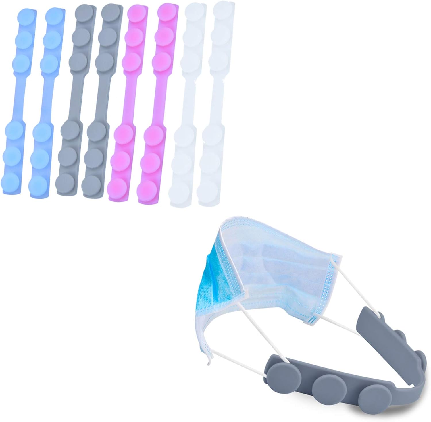 Silicone Ear Strap Extension, AntiTightening Ear