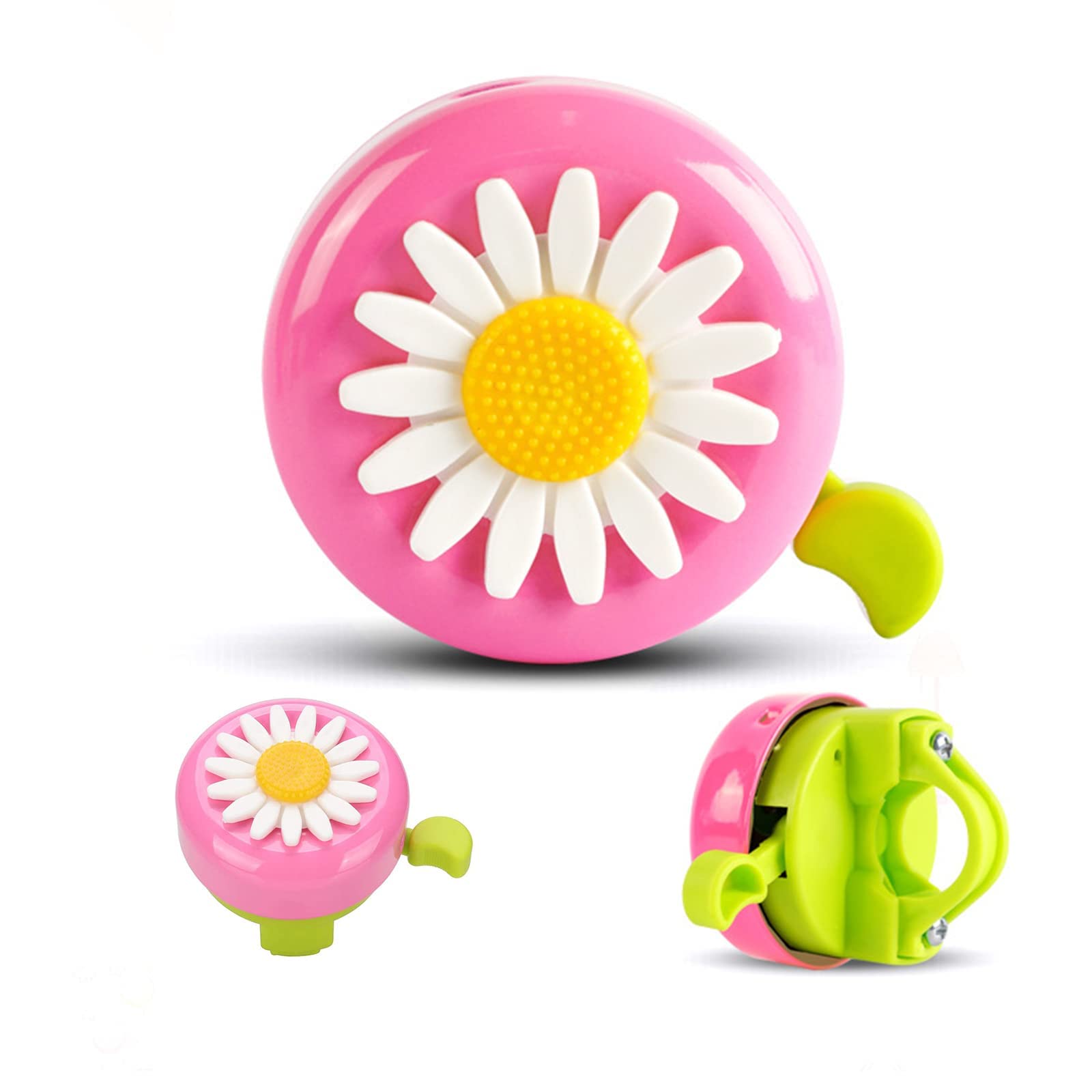 SZXMDKH Kids Bike Bell, Cute Flower Bicycle Bell for Kid's Girls Boys, Toddler Bike Bells