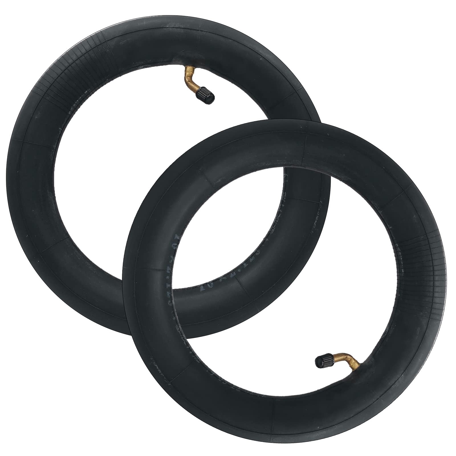 2 Pcs Replacement Tire Tubes, 10 X 2.125" Inner Tube Angled Valve Stem for 10" Scooter Wheels