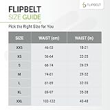 FlipBelt Classic Running Belt Ocean Bloom XL for Phone and Essentials view 6