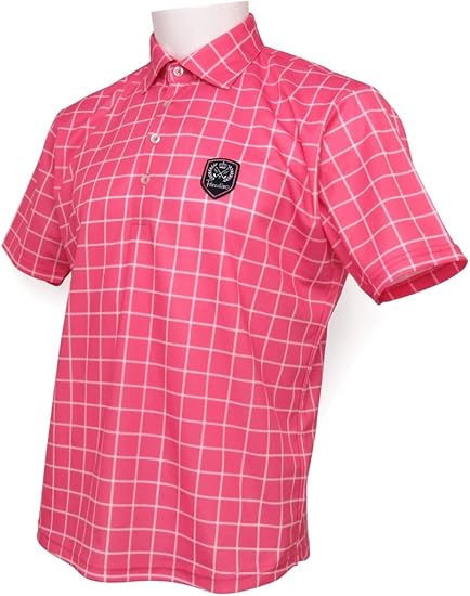 Amazon Co Jp Paradiso パラディーゾ Dsm38a メンズ ゴルフ 半袖 ポロシャツ ゴルフウェア 16 春夏 ピンク M メンズ 服 ファッション小物