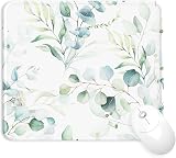 Giecy Gaming Mouse Pad Green Grass 24x20 cm Non-Slip Stitched Edges