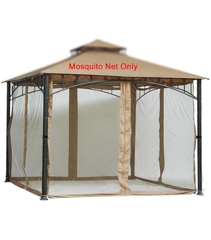 SCOCANOPY Replacement Canopy For Target Madaga Gazebo Model L-GZ136PST - Khaki Waterproof Top