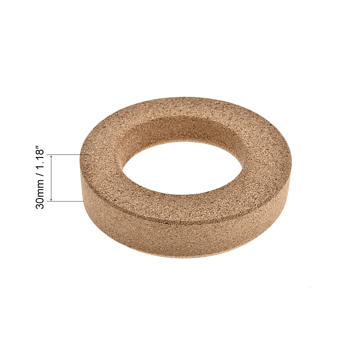 sourcing map Lab Flask Support Cork Stand 120mm Diameter Round Bottom Holder for 500ml-3000ml Flasks 2Pcs - Image 4