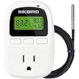 Inkbird C206T 1500W Heat Mat Temperature Controller Day and Night Thermostat 6.56 Feet NTC Sensor F and C Degree -58 to 212F …