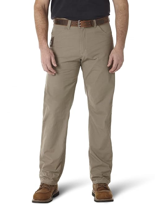 Wrangler Riggs Workwear mens Technician Work Utility Pants, Dark Khaki, 40W x 32L US