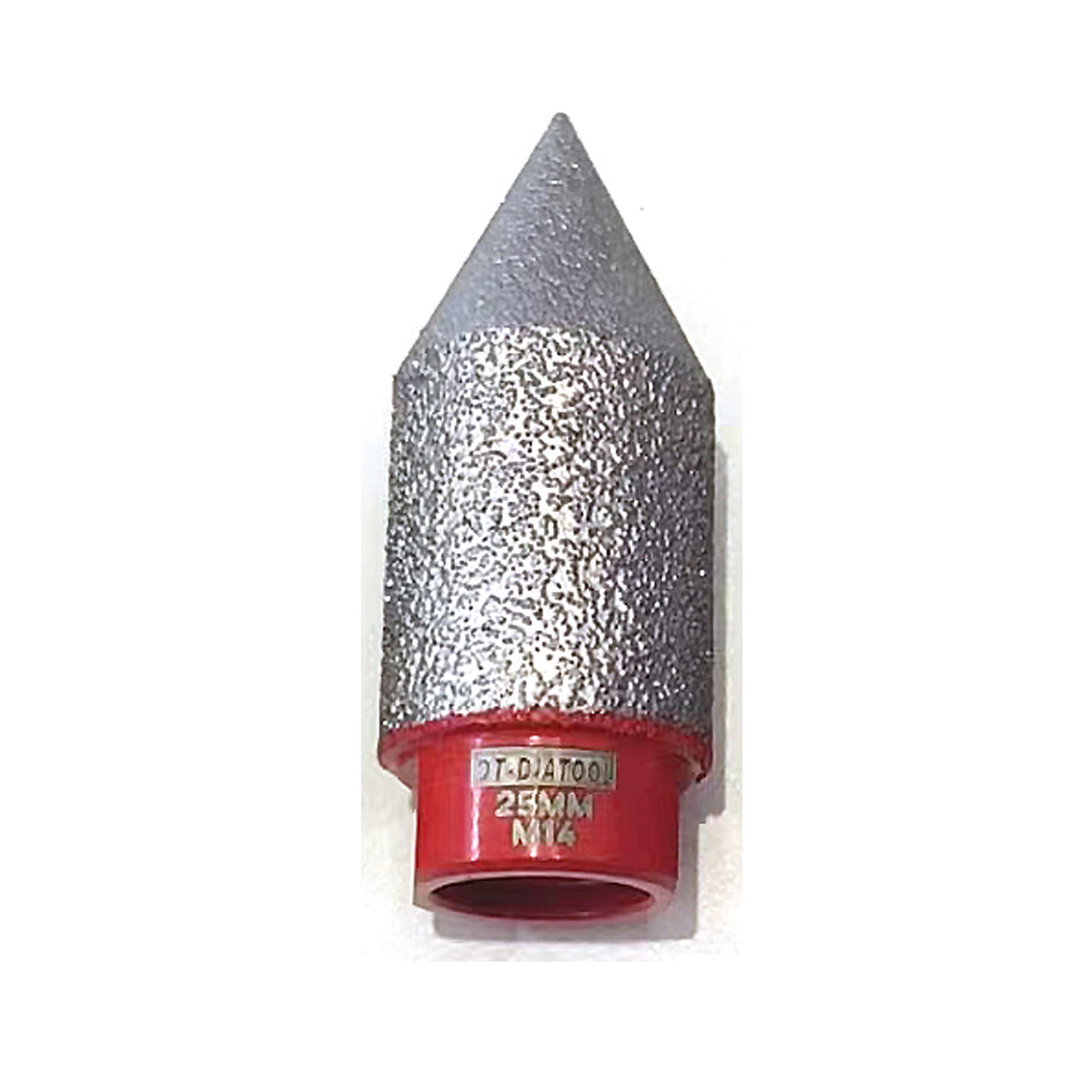 DT-DIATOOL Diamond Chamfering Finger Bit Diameter 2-25mm for Beveling Enlarging Trimming Existing Holes of Porcelain Ceramic Tiles Granite Marble Stone M14 Thread