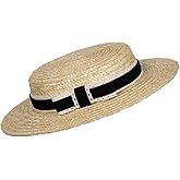 Women's Straw Boater Hat 1940s Vintage Very Low Fascinator Base Mini Top Hat with Velvet and Crochet Ribbon