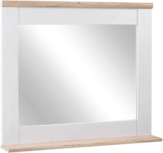 Badezimmerspiegel Badspiegel Spiegelpaneel | Weiß | Sibiu Lärche