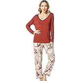 GYS Viscose from Bamboo Women's Pajama Sets Super Soft Long Sleeve Sleepwear Comfy Winter Pjs Sets S-4X